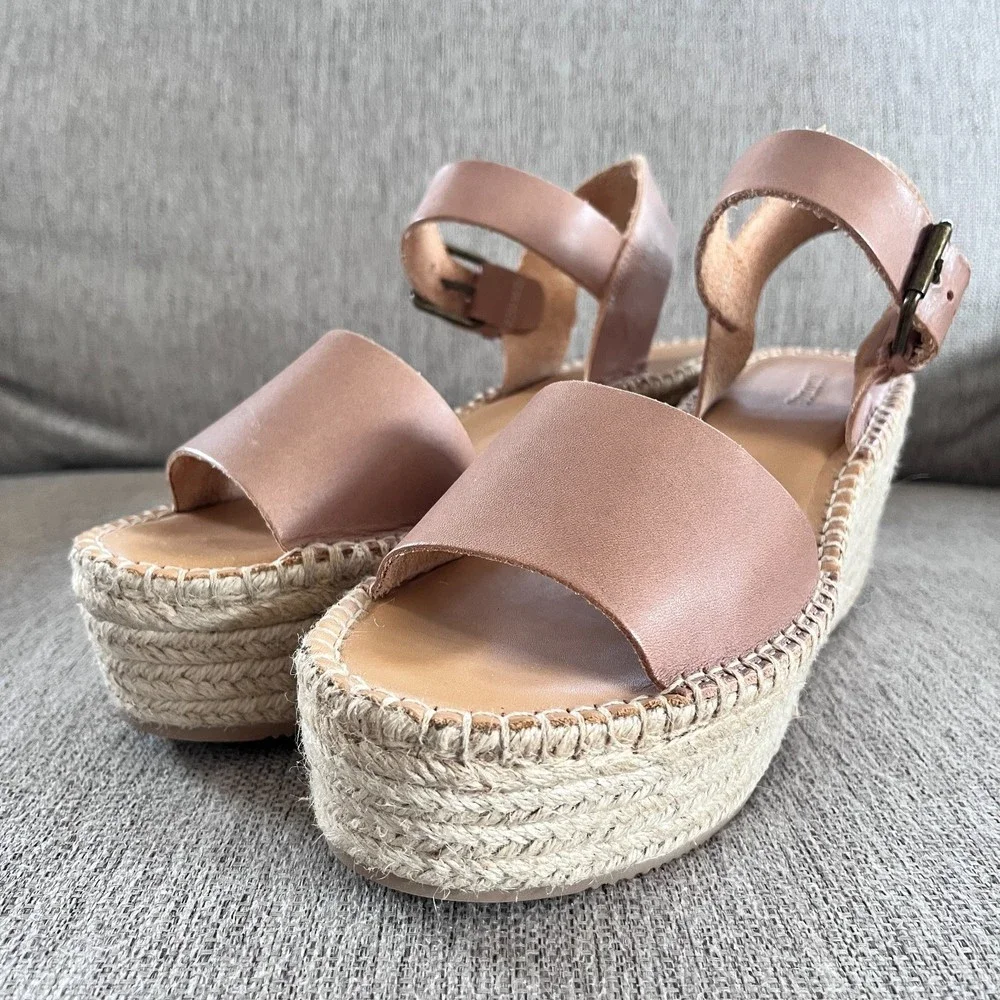 Soludos Anthro Minorca Women's Platform Wedge Sz 10